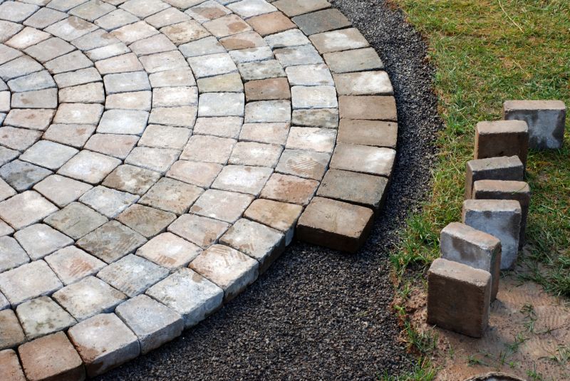 Brick Hardscape Installation detail